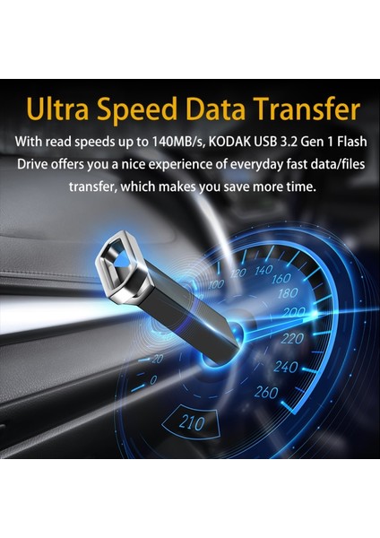 64 GB Yeni Kodak Usb3.2 Yüksek Hızlı Mini USB Flash Sürücü 64G 32G 128G Kalem Sürücü Usb3.0 Araba Dizüstü Bilgisayarlar Için Macbook USB Sopa Otg (Yurt Dışından) fırsatları