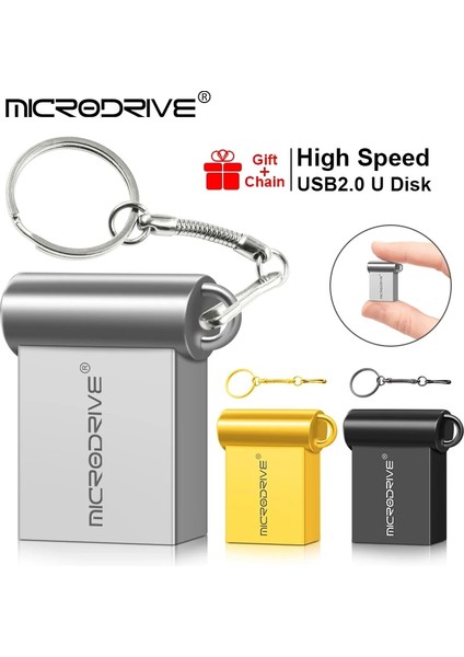Siyah 256GB Altın / Gümüş / Siyah Metal USB Flash Sürücü 4g 8g 16G 32G 64G 128GB 256GB 512GB Memory Stick U Disk Anahtarlık ile Pendrive (Yurt Dışından)