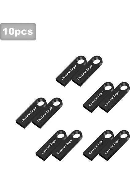 Siyah Pendrive 2.0 1 GB x 10 Adet 10 Adet/grup Pendrive 128 GB Memory Stick 32 GB 4 GB Metal USB Flash Sürücü 128 GB Kalem Sürücü 64 GB 8 GB USB Stick 16 GB Hediye Özel Logo (Yurt Dışından)