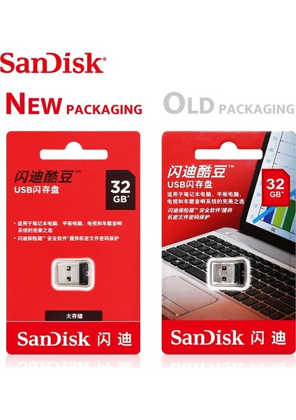64GB 100% Orijinal Sandisk Süper Mini USB Flash Sürücü 64GB Usb2.0 Cruzer Fit CZ33 Kalem Sürücü 32GB Memory Stick 16GB 128GB 8gb Pendrive (Yurt Dışından) indirimleri