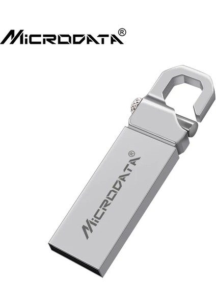 Gümüş 64GB USB Flash Sürücü 32GB Kalem Sürücü 64GB Metal Mini USB 2.0 Flash Disk 16GB 128GB Bellek Pendrive Harici Depolama Çubuğu 64 GB (Yurt Dışından)
