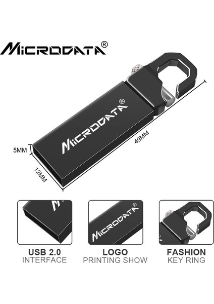 Gümüş 64GB USB Flash Sürücü 32GB Kalem Sürücü 64GB Metal Mini USB 2.0 Flash Disk 16GB 128GB Bellek Pendrive Harici Depolama Çubuğu 64 GB (Yurt Dışından) fırsatları