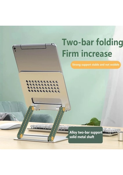 H06-GRI (Döndürme) Dizüstü Bilgisayar Sehpası Dizüstü Tutucu Braketi Katlanabilir Alüminyum Alaşımlı Yükseklik Artırma Soğutma Dizüstü Bilgisayar Tutucu Braketi (Yurt Dışından) fiyatları