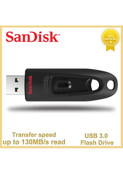 SDCZ48 256 GB Sandisk Ultra USB 3.0 Flash Sürücü SDCZ48 32G 64G 128G 256G Kalem Sürücü 130 Mb/s'ye Kadar USB Sopa Masaüstü Dizüstü Pc Için Pendrive (Yurt Dışından) modelleri