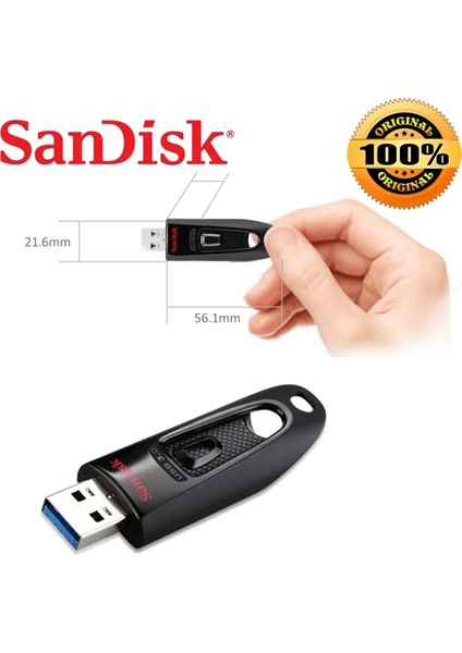 SDCZ48 256 GB Sandisk Ultra USB 3.0 Flash Sürücü SDCZ48 32G 64G 128G 256G Kalem Sürücü 130 Mb/s'ye Kadar USB Sopa Masaüstü Dizüstü Pc Için Pendrive (Yurt Dışından) indirimleri