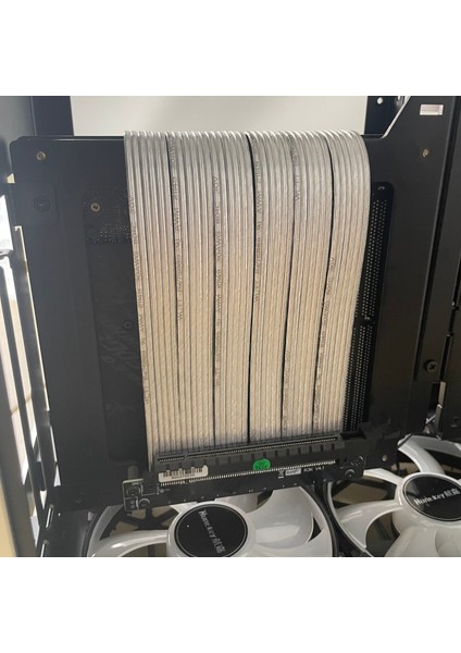 2021 Yeni Pcıe 3.0 190MM 2023 Yeni Pcıe 4.0 X16 Yükseltici Kablo Rtx 4090 Grafik Ekran Kartı Gen5/4 Esnek Uzatma Kablosu Yüksek Hızlı Pcı-E Yükseltici Gpu Itx A4 (Yurt Dışından)