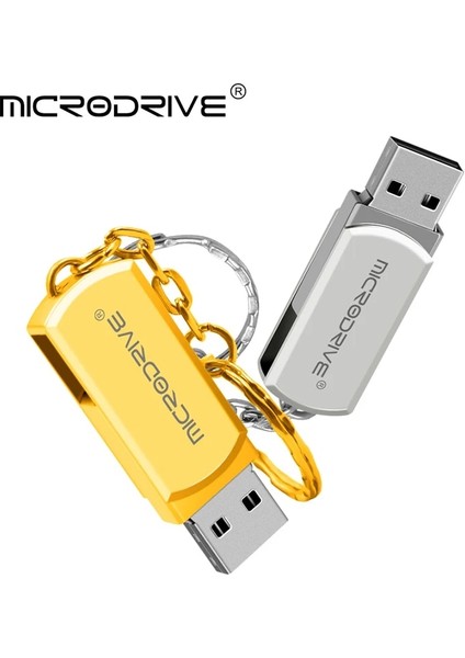 Altın 128 GB USB Flash Sürücü Mini Metal Usb2.0 Kalem Sürücü 32 GB 64 GB 128 Gbusb Sopa Pendrive Yüksek Hızlı U Disk Cle USB Hediye Özelleştirilmiş (Yurt Dışından) fırsatları