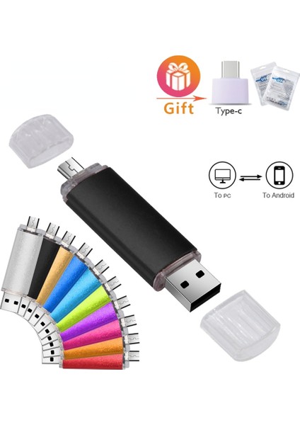 Sarı 64GB Özel Logo Otg 2.0 USB Flash Sürücü 8g 16GB 32GB 64GB USB Stick 128GB 256GB Akıllı Telefon/dizüstü Bilgisayar Için Kalem Sürücü Yüksek Hızlı Pendrive (Yurt Dışından) modelleri