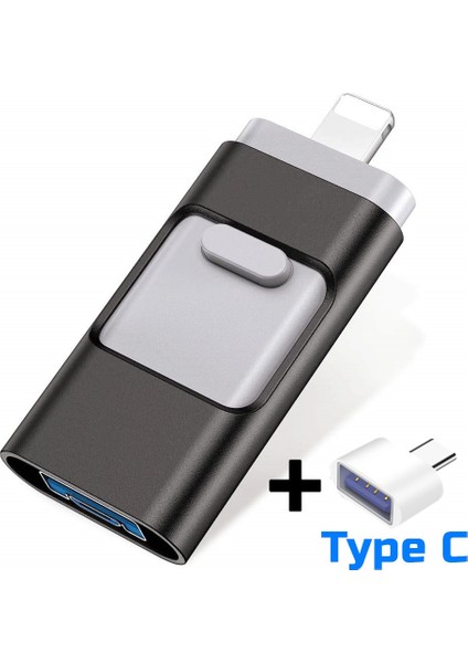 Altın Typecwhite 32GB USB Flash Sürücüler iphone 14 13 12 Pendrive 64GB Otg Type C USB 3.0 Flash Sürücü 32G Memory Stick Telefon, Macbook, Tablet Için (Yurt Dışından)