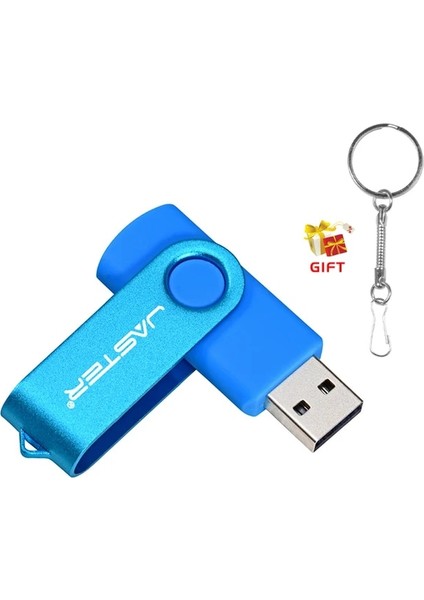 Anahtarlıklı -F 64GB Ücretsiz Logo Plastik Kalem Sürücü Döndürülebilir USB Flash Sürücüler 128GB Anahtarlıklı Memory Stick 64GB Gerçek Kapasite U Disk 32GB/16GB/8GB (Yurt Dışından)