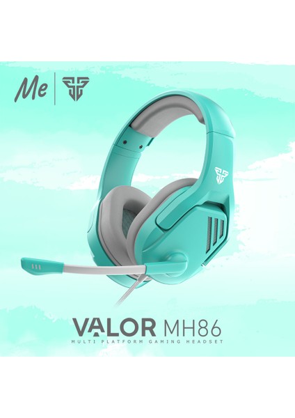 Yeşil Fantech MH86 Oyun Kulaklığı Stereo Kulak Üstü 3.5mm Fiş Kablolu Kulaklık Dizüstü Bilgisayar Ps4 Ps5 Xbox One Gamer Için Mikrofon ile (Yurt Dışından) fiyatları