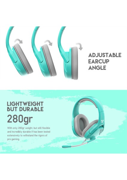 Yeşil Fantech MH86 Oyun Kulaklığı Stereo Kulak Üstü 3.5mm Fiş Kablolu Kulaklık Dizüstü Bilgisayar Ps4 Ps5 Xbox One Gamer Için Mikrofon ile (Yurt Dışından) indirimleri