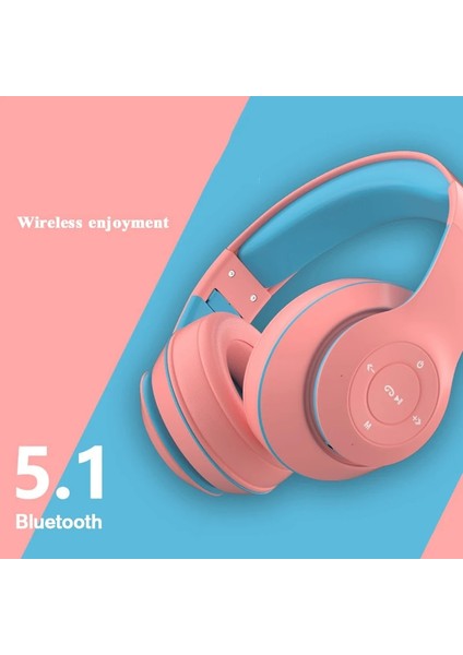 Siyah T7 Kablosuz Kulaklıklar Bluetooth Kulaklıklar Katlanabilir Bas Stereo Kulaklık Mp3 Çalar Desteği Tf Cep Telefonu Dizüstü Tv Ps4 Ps5 (Yurt Dışından)