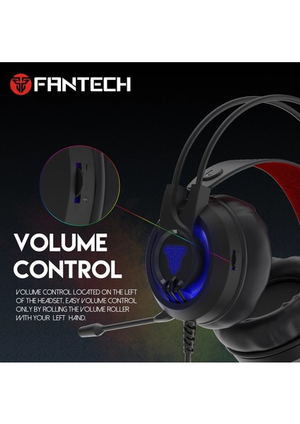 Siyah Fantech Oyun Kulaklığı 3.5mm Kablolu Kulaklıklar Rgb Işık Surround Ses Stereo Kulaklık Bilgisayar Dizüstü Ps4 Için Yeni X-Box (Yurt Dışından) indirimleri