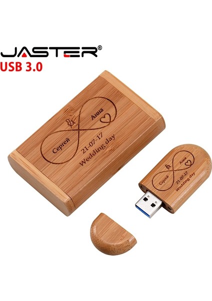 Bambu Kutulu 16 GB 5 Adet/grup Jaster USB 3.0 Ahşap USB + Kutu Kalem Sürücü 4 GB 16 GB 32 GB 64 GB USB Flash Sürücü Pendrive Memory Stick 1 Adet Ücretsiz Özel Logo (Yurt Dışından)