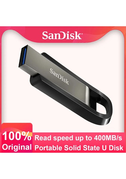 CZ810 64 GB Sandisk Extreme Go CZ810 256 GB Pendrive USB 3.2 Katı Hal Flash Sürücü 128 GB 400 Mb/s'ye Kadar Orijinal USB Flash Sürücü Pendisk (Yurt Dışından) fiyatları
