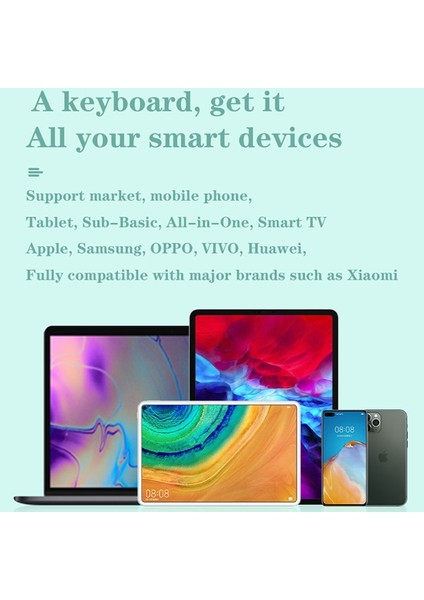 Sarı 7 Inç Şarj Edilebilir Bluetooth Kablosuz Mini Klavye Pc Dilsiz Oyun Anahtarı Telefon IPad Tablet Barebone Klavyeler Için Taşınabilir Daktilo (Yurt Dışından)