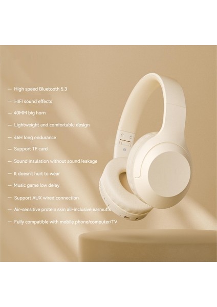 Haki Kulaklıklar Pıcun Kulaklıklar Bluetooth Çevresel Ses Stereo Kablosuz Kulaklıklar Mikrofonlu USB Renkli Işıklar Pc Dizüstü Bilgisayar Alıcısı (Yurt Dışından)