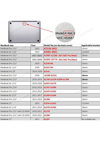CEVIZ-18MM 24MM Ahşap Dikey Masaüstü Dizüstü Bilgisayar Standı Tutucu Taban Braketi Dock Macbook Pro 2023 Için 13.3/15.4/16 Inç 11.6/13.3 Inç Macbook Air (Yurt Dışından) indirimleri