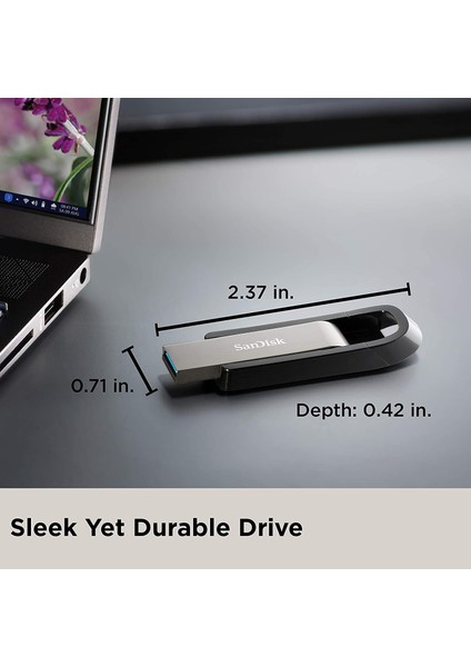 CZ810 64 GB Sandisk Extreme Go CZ810 Pendrive USB 3.2 Katı Hal Flash Sürücü 128 GB 256 GB 400 Mb/s'ye Kadar Orijinal USB Flash Sürücü Pendisk (Yurt Dışından) modelleri