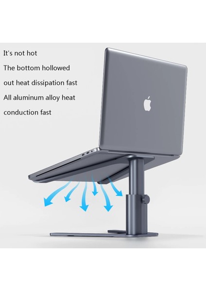 Pembe Dizüstü Bilgisayar Yükseltici Standı Açısı Ayarlanabilir Yükseklik 360 Dönen Alüminyum Ergonomik Bilgisayar Dizüstü MacBook Pro Air Için Standı Tutucu (Yurt Dışından)