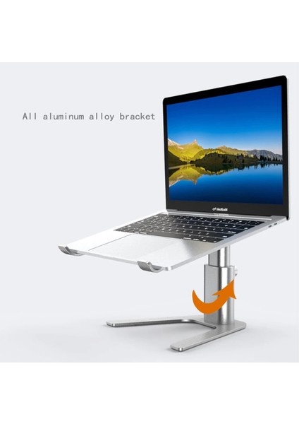 Pembe Dizüstü Bilgisayar Yükseltici Standı Açısı Ayarlanabilir Yükseklik 360 Dönen Alüminyum Ergonomik Bilgisayar Dizüstü MacBook Pro Air Için Standı Tutucu (Yurt Dışından)