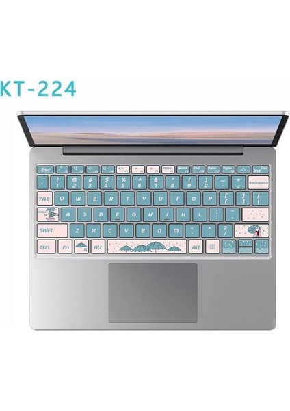KT-224 Yüzey Dizüstü 3/2 Klavye Çıkartmalar Tuşları Mektup Microsoft Dizüstü Pro7 Tablet Karikatür Anime Yaratıcılık Sevimli Koruyucu Film (Yurt Dışından)