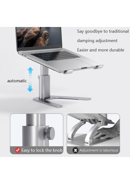 Pembe Dizüstü Bilgisayar Yükseltici Standı Açısı Ayarlanabilir Yükseklik 360 Dönen Alüminyum Ergonomik Bilgisayar Dizüstü MacBook Pro Air Için Standı Tutucu (Yurt Dışından)
