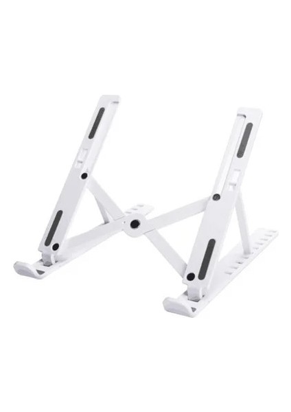 White-2 Katlanabilir Dizüstü Bilgisayar Standı Bilgisayar Braketi Masaüstü Ayarlanabilir Taşınabilir Destek Dizüstü Bilgisayar Tabanı iPad Macbook Tablet Aksesuarları (Yurt Dışından)