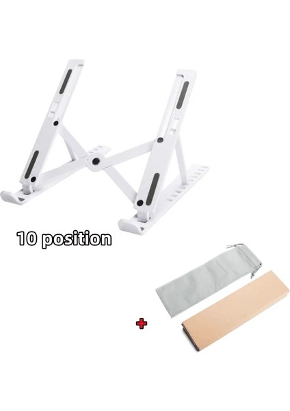 White-2 Katlanabilir Dizüstü Bilgisayar Standı Bilgisayar Braketi Masaüstü Ayarlanabilir Taşınabilir Destek Dizüstü Bilgisayar Tabanı iPad Macbook Tablet Aksesuarları (Yurt Dışından) fırsatları