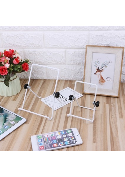 S Evrensel Tutucu 360 Ayarlanabilir Katlanabilir Metal Tel iPad Tablet Için Montaj Standı (Yurt Dışından)