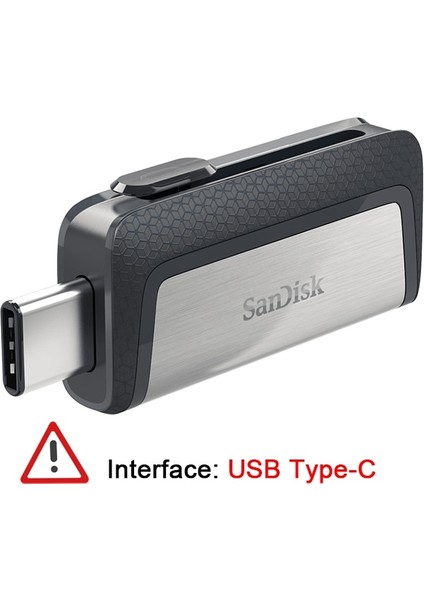 USB Type-C 32GB Sandisk Otg USB Flash Sürücü 32GB 16GB USB 3.0 Çift Mini Kalem Sürücüler 128GB 64GB Pc ve Android Telefonlar Için Pendrive'lar Nakliye Için (Yurt Dışından)