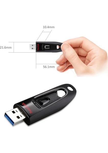 128 GB 100% Orijinal Sandisk CZ48 USB 3.0 Flash Sürücü 32 GB Yüksek Hızlı Pendrive Disk 16 GB 256 GB 64 GB 128G 512G USB Flash Sürücü Sopa USB (Yurt Dışından)