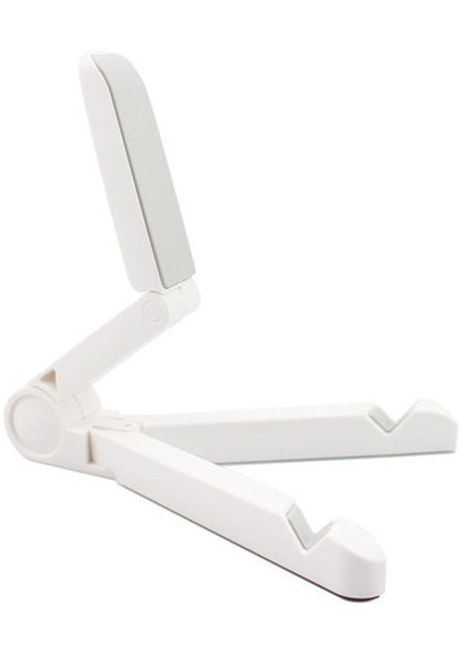 Beyaz Evrensel Katlanır Tablet Telefon Tutucu Ayarlanabilir Masaüstü Montaj Tripod Standı Tutucu Desteği IPad IPhone Masa Sabitleyici U3 (Yurt Dışından)