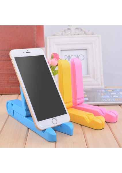 Beyaz Evrensel Katlanır Tablet Telefon Tutucu Ayarlanabilir Masaüstü Montaj Tripod Standı Tutucu Desteği IPad IPhone Masa Sabitleyici U3 (Yurt Dışından) modelleri