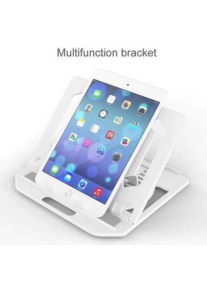 Siyah Ayarlanabilir Dizüstü Bilgisayar Standı Tablet Tabanı Desteği Dizüstü Tutucu Macbook Xiaomi Için 360 Derece Dönen Alt Bilgisayar Masası Standı (Yurt Dışından)