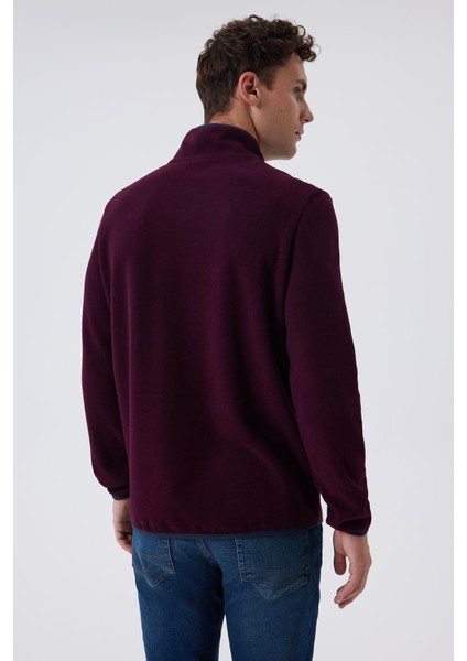 Poys Erkek Sweatshırt Bordo