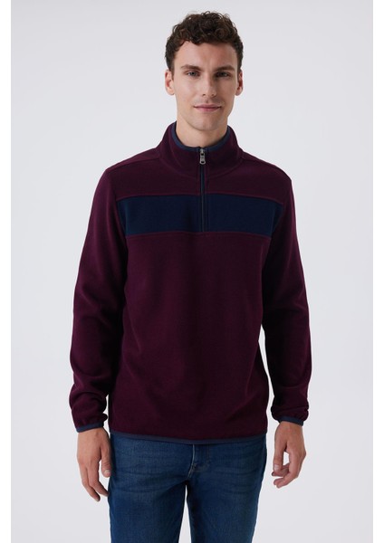 Poys Erkek Sweatshırt Bordo modelleri