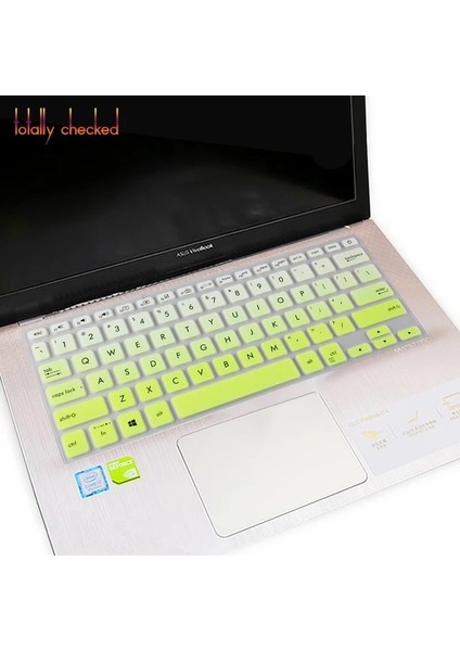 Asus Vivobook 14 2019 Için Fadegreen X420UA X420F X420FA X420U X420 X412 Fa Ua X412FA X412UA 14 Inç Laptop Klavye Koruyucu Kapak Cilt (Yurt Dışından)