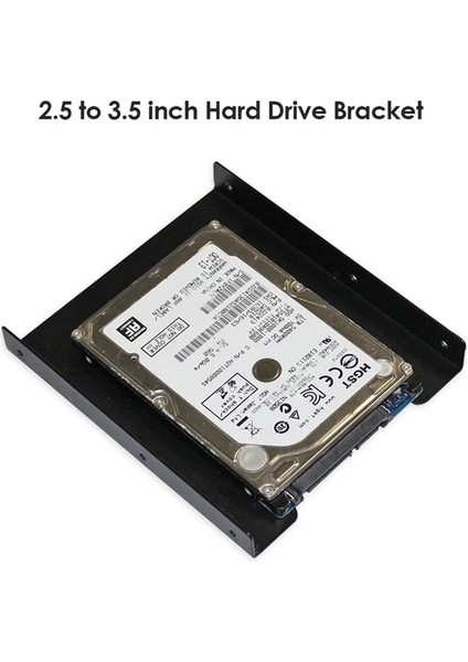 2 Adet 4 Bay 2.5 Inç 3.5 Inç SSD Sabit Disk Muhafaza Caddy Şasi Dahili Montaj Adaptör Braketi Alüminyum Alaşımlı Pc Bilgisayar T (Yurt Dışından)