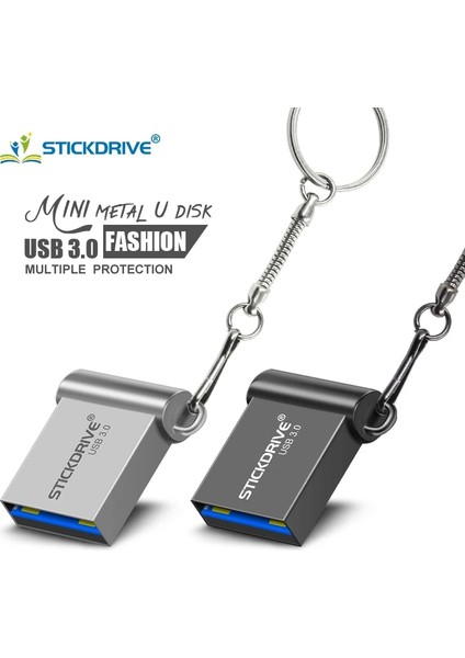 Siyah 64GB Metal USB 3.0 Pendrive USB Flash Sürücü 4gb 8gb 16GB 32GB 64GB 128GB Kalem Sürücü Usb3.0 Minik Hafıza Çubuğu U Disk Cle USB (Yurt Dışından)