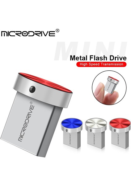 Kırmızı 256GB Mini 32GB USB Flash Sürücü Pendrive 64GB 128GB 256GB Metal Kalem Sürücü USB 2.0 Memory Stick U Disk Cle USB (Yurt Dışından)