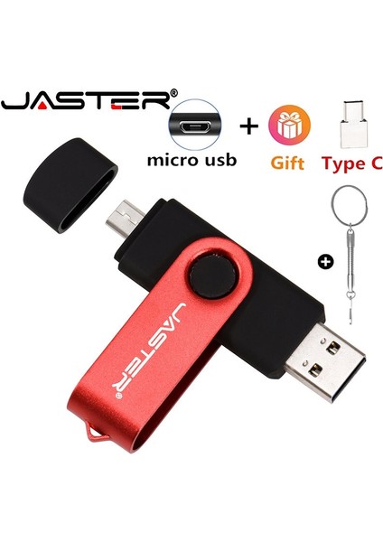 Wathet 64 GB Yüksek Hızlı USB 2.0 Otg Kalem Sürücü 16G 32 GB Flash Sürücü 64 GB Memory Stick 3 In 1 Android Akıllı Telefon/pc Için Type-C Öğrenci Hediyeler (Yurt Dışından)
