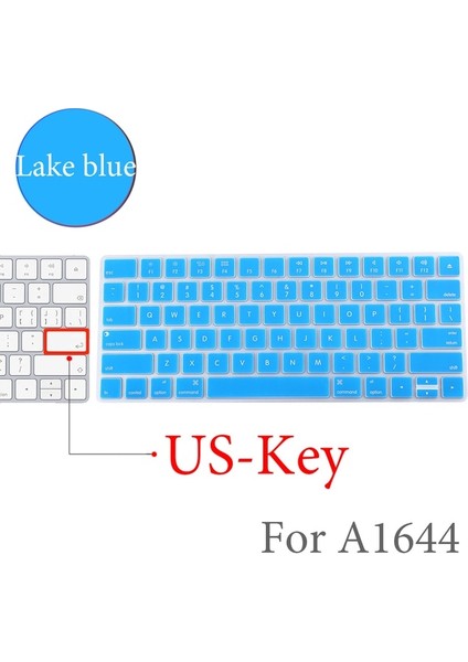 Abd-Anahtar-C Apple Bluetooth Kablosuz Klavye MLA22LL/A1644 IMAC Sihirli Klavye Kapak Koruyucu Silikon Kapak Abd/ab Versiyonu (Yurt Dışından)