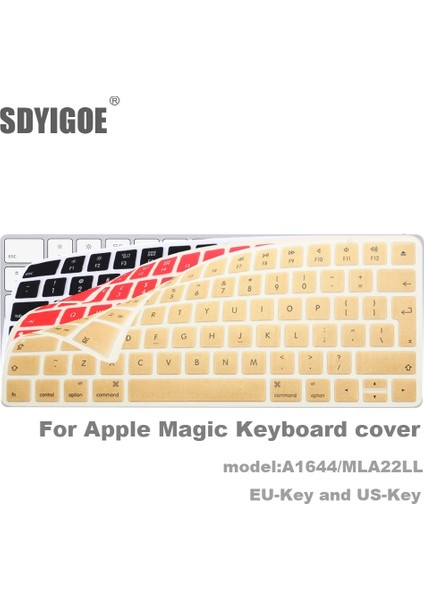 Abd-Anahtar-C Apple Bluetooth Kablosuz Klavye MLA22LL/A1644 IMAC Sihirli Klavye Kapak Koruyucu Silikon Kapak Abd/ab Versiyonu (Yurt Dışından)
