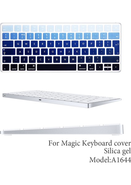 Abd-Anahtar-C Apple Bluetooth Kablosuz Klavye MLA22LL/A1644 IMAC Sihirli Klavye Kapak Koruyucu Silikon Kapak Abd/ab Versiyonu (Yurt Dışından)