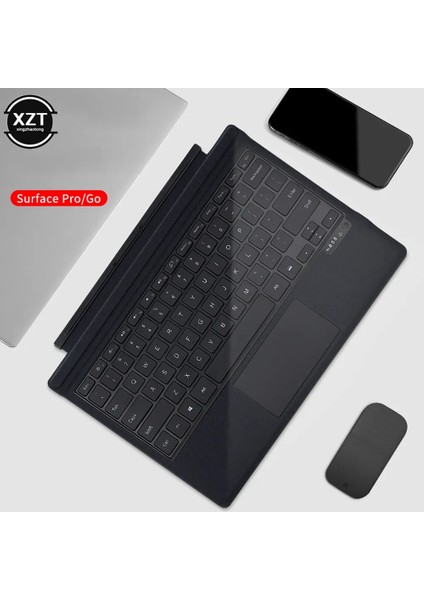 Siyah Yeni Microsoft Klavye Yüzey Pro4/5/6/7 Kablosuz PRO13 Arka Işık Yüzey Go Bluetooth Klavye Tablet Klavye (Yurt Dışından)