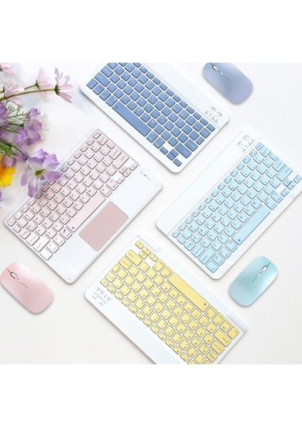 Koyu Yeşil 2 Bluetooth Klavye Kablosuz Fare Pad Pro 11 2021 12.9 10.5 10.2 Air 4 Huawei Xiaomi Için Iso Için: Android Windows Klavye (Yurt Dışından)