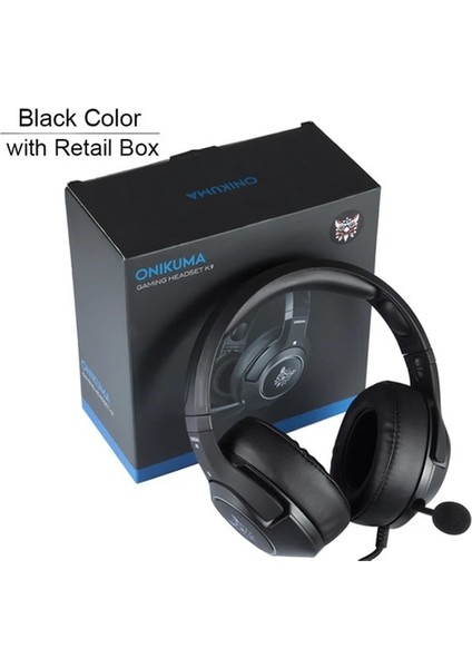 Kutu ile Siyah Yeni Ürün Lansmanı K9 Ps4 Oyunu Kulaklık Casque Pc Stereo Oyun Kulaklıkları Mic ile Xbox One/dizüstü Bilgisayar/bilgisayar Için Solunum Işıkları (Yurt Dışından)