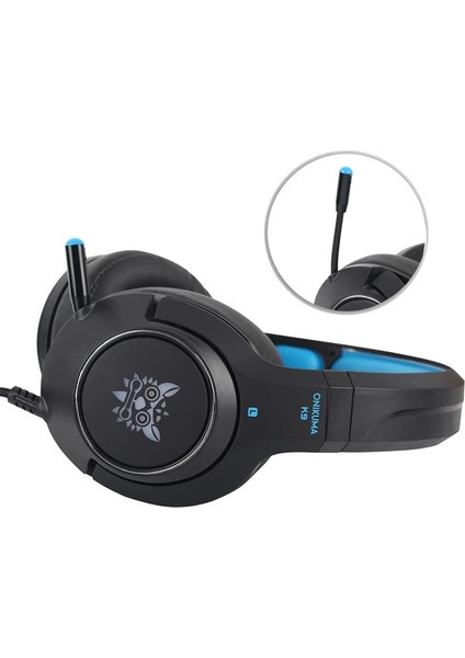 Kutu ile Siyah Yeni Ürün Lansmanı K9 Ps4 Oyunu Kulaklık Casque Pc Stereo Oyun Kulaklıkları Mic ile Xbox One/dizüstü Bilgisayar/bilgisayar Için Solunum Işıkları (Yurt Dışından)